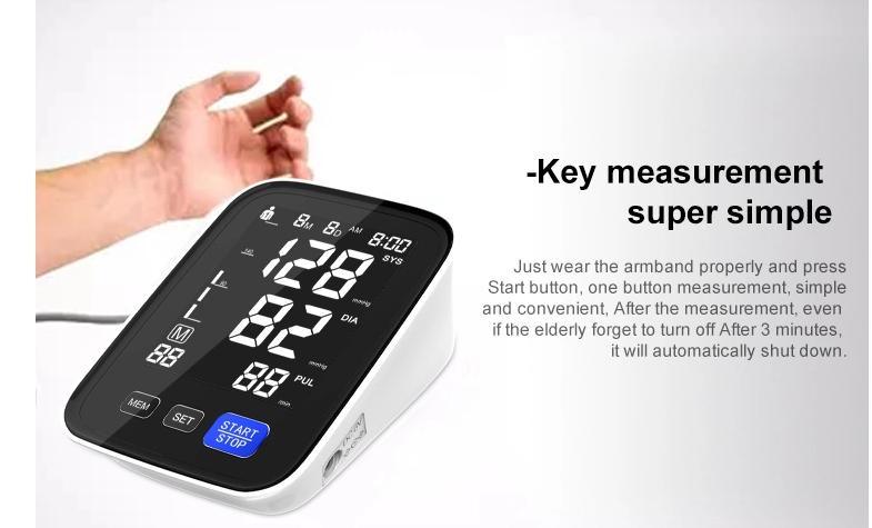 Wholesale-Price-Digital-Arm-Electronic-Bp-Apparatus-Automatic-Aneroid-Sphygmomanometer-Meter-Ambulatory-Aneroid-machine-Arme-Blood-Pressure-Monitor-with-Cuff (5)